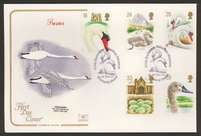 1993 Swans on Cotswold cover Weymouth FDI