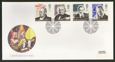 1995 Hill - Marconi on post Office cover with Holm Island FDI