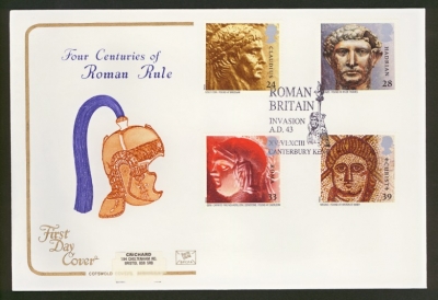 1993 Roman Britain on Cotswold cover with Canterbury FDI