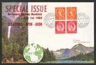 1964 1st July ½d + 2½d Holiday Booklet pane 