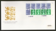 1986 14th Jan £1.50 Book pane on Post Office cover Windsor FDI