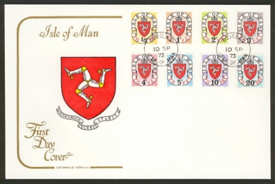 Isle of Man 1973 Postage due set on FDC 5th July 1973