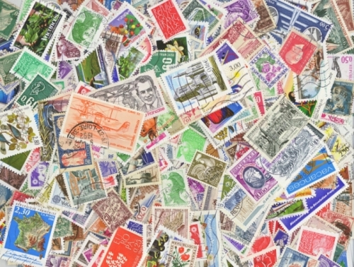 France 500 different Stamps