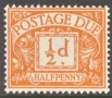 D56 ½d Orange M/M