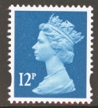 SG Y1677 12p Blue Green 2 Bands