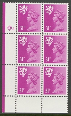 S76 31p purple perf 15