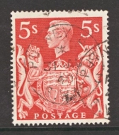 1939 5/- Red SG 477