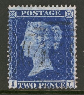 1856 2d Blue SG 36a Superb Used