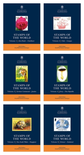 2025 Stamps Of The World Stanley Gibbons - Set Of 6 Catalogues - 10% OFF