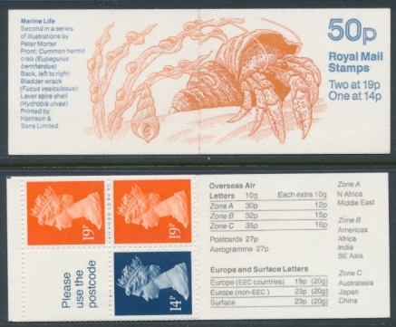 50p FB54  Marine life 2