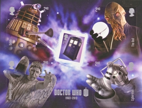 2013 Dr Who M/S Perf 15 SG MS3451a