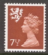 SG  S25 7½p Brown